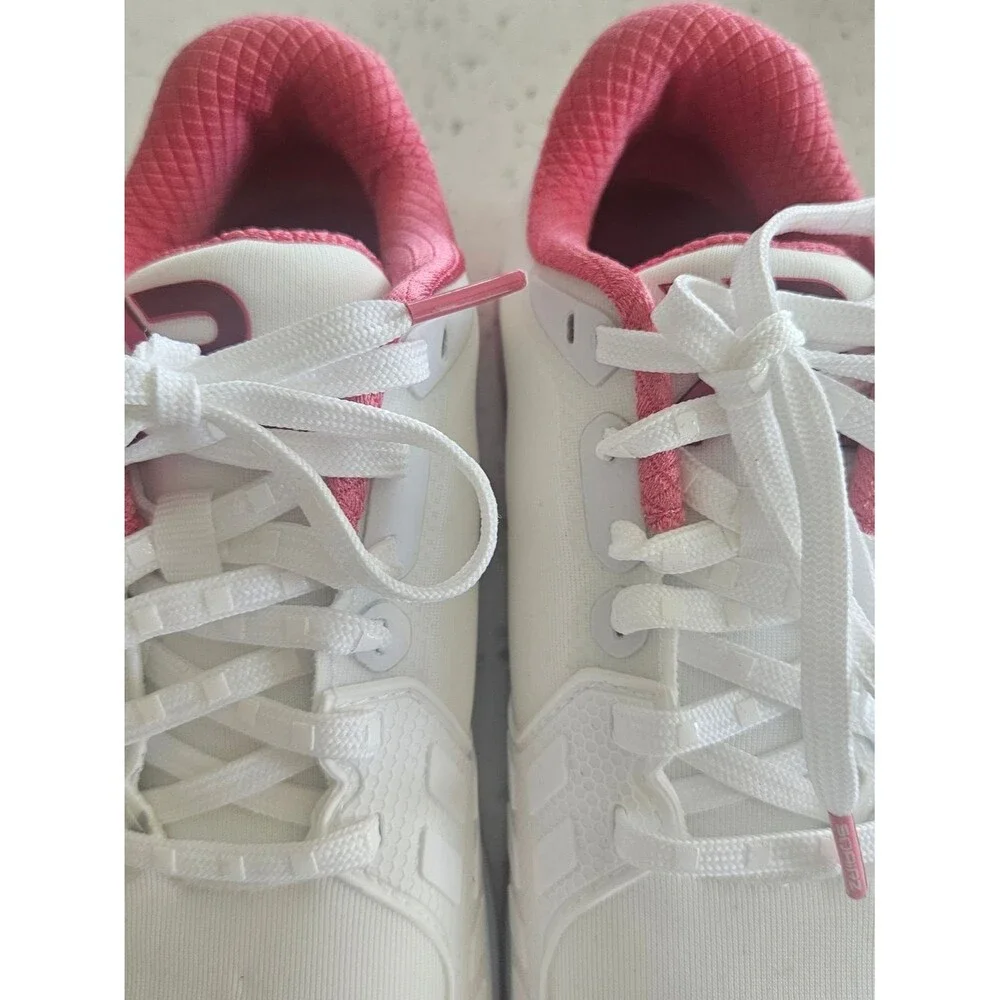 SQAIRZ Pickleball Women's White & Pink Court Shoes NEW